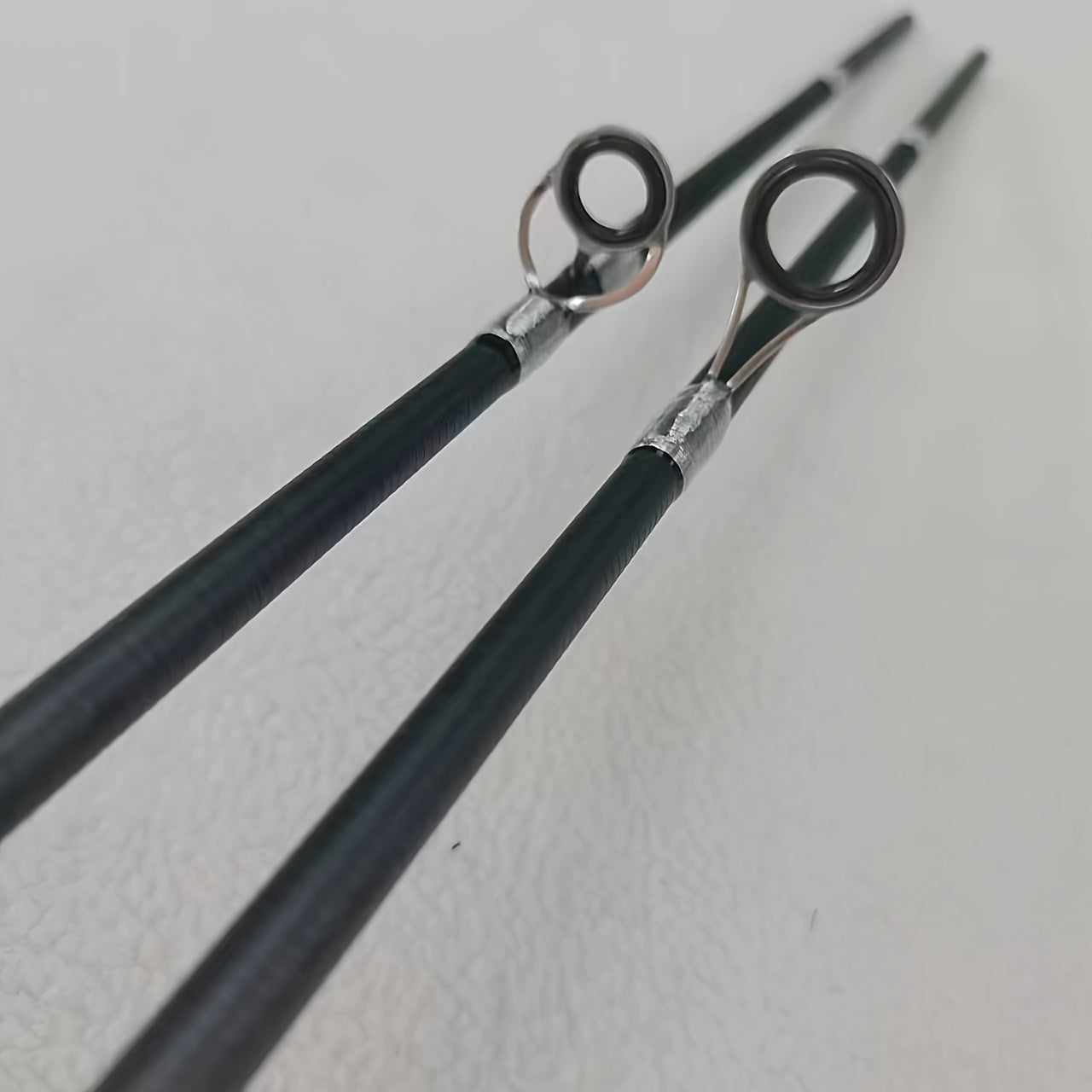 Black Warrior Carbon Fiber Fishing Rods: M-Grade, 1.8M/5.91Ft, 2.1M/6.89Ft, 2.4M/7.87Ft, Two-Section, Fast Action, Ultra-Light Power, Suitable for All Ages, Ideal for Spinning Fishing Techniques