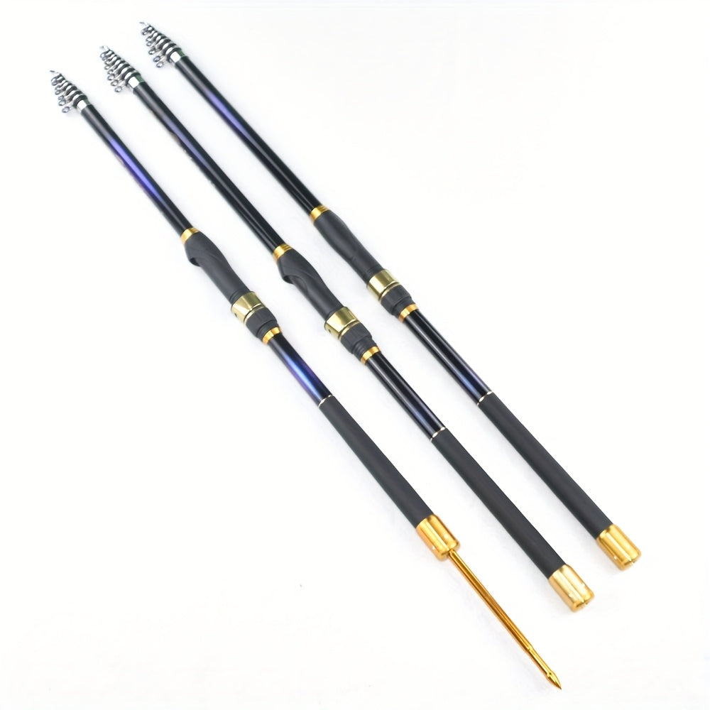 3# Soft Tail Rock Rod, Lightweight Carbon Fiber Portable Telescopic Fishing Rod, Medium Power, Moderate Action, Bait Weight 5-20g, 6.89Ft-14.76ft, Suitable for Beach Fishing, Long-Distance Casting and Trolling