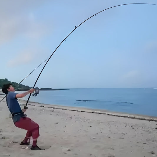 Heavy-Duty Carbon Fiber Telescopic Fishing Rods - 141.73inch, 153.54inch, 165.35inch, 177.17inch | Spincasting & Casting | Durable & Lightweight | Ideal for Sea, Lake, and Reservoir Fishing